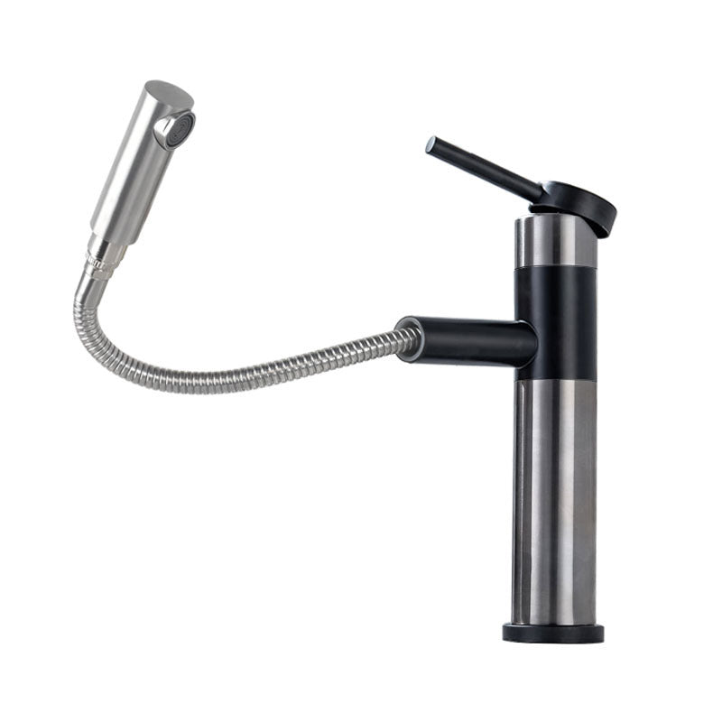 Glam 1-Handle Bathroom Sink Faucet 1 Hole Vessel Sink Bathroom Faucet with Stainless Steel