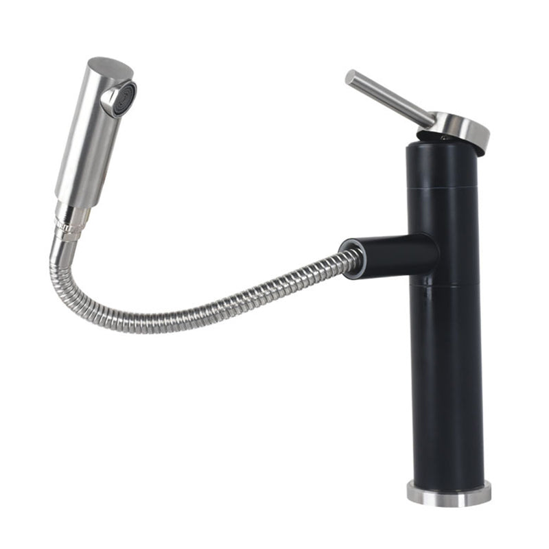 Glam 1-Handle Bathroom Sink Faucet 1 Hole Vessel Sink Bathroom Faucet with Stainless Steel