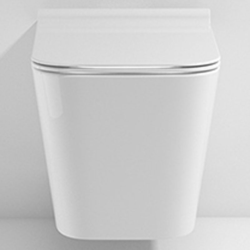 One Piece Elongated Toilet Bowl 0.8/1.58 GPF Ceramics Flush Toilet for Bathroom