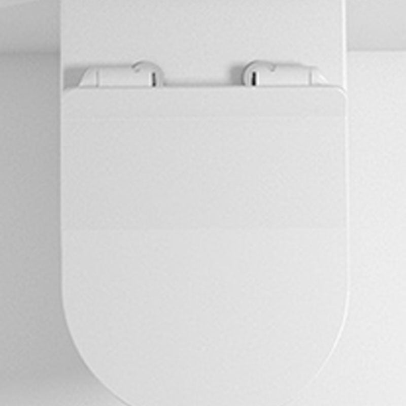 One Piece Elongated Toilet Bowl 0.8/1.58 GPF Ceramics Flush Toilet for Bathroom