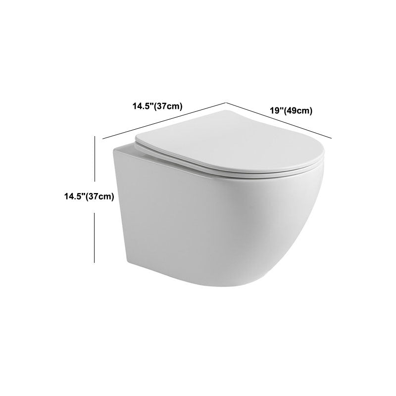One Piece Elongated Toilet Bowl 0.8/1.58 GPF Ceramics Flush Toilet for Bathroom