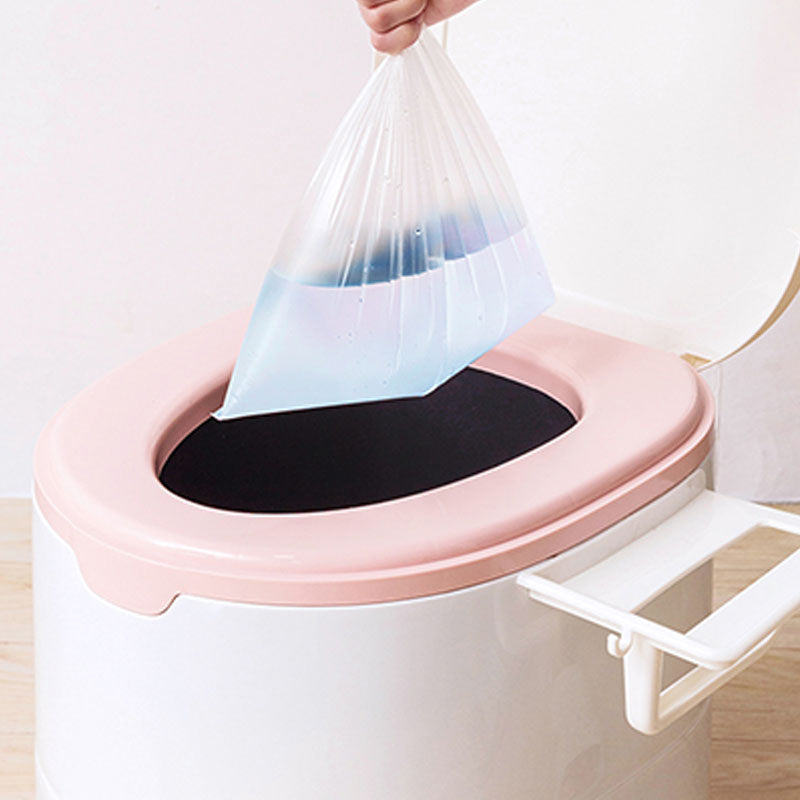 Floor Mounted Plastic Flush Toilet One-Piece Toilet Modern Toilet Bowl