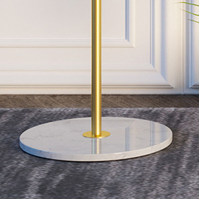 Industrial Minimalist Style Coat Rack Metallic Free Standing Coat Hanger