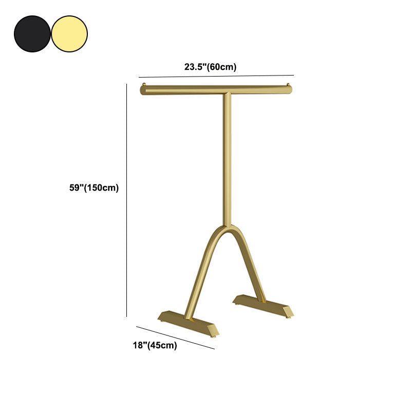 Modern Minimalist Style Coat Rack Metallic Free Standing Coat Rack for Living Room