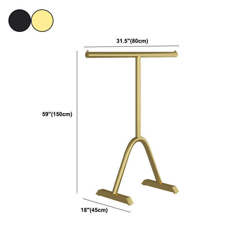 Modern Minimalist Style Coat Rack Metallic Free Standing Coat Rack for Living Room