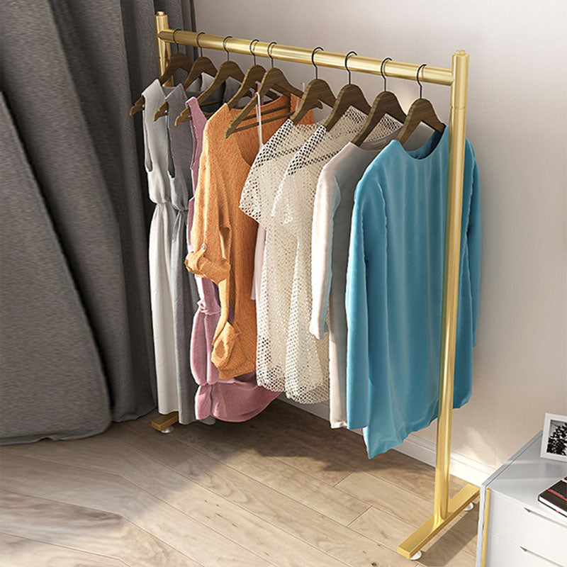 Contemporary Coat Rack Solid Color Metal Clothes Hanger for Bedroom