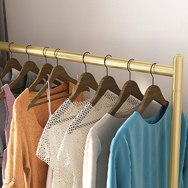 Contemporary Coat Rack Solid Color Metal Clothes Hanger for Bedroom