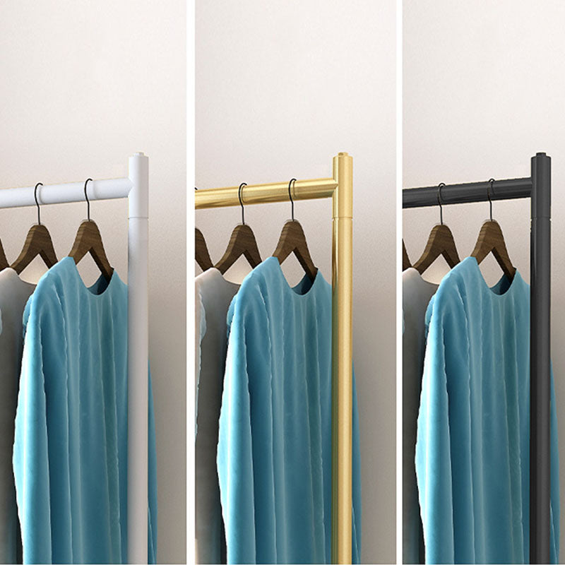 Contemporary Coat Rack Solid Color Metal Clothes Hanger for Bedroom