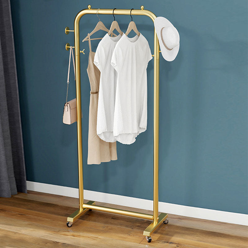 Industrial Minimalist Style Coat Rack Metallic Free Standing Hooks Design Coat Rack