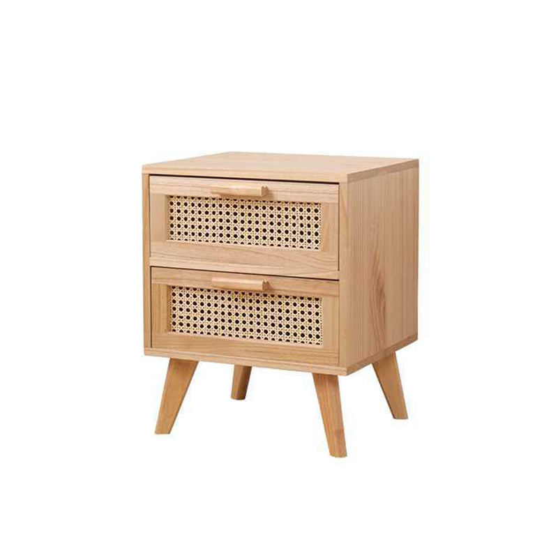 11.81" Wide Accent Chest Rattan Rectangle Standard Chest with Drawers