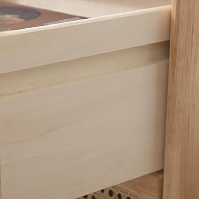 11.81" Wide Accent Chest Rattan Rectangle Standard Chest with Drawers