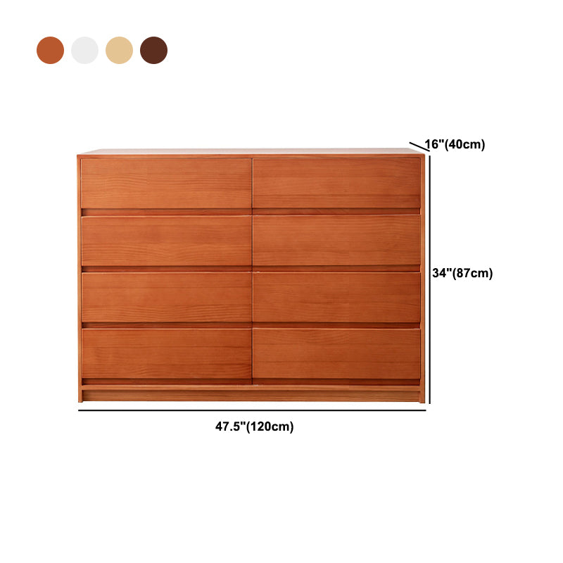 15.74" Wide Accent Chest Pine Rectangle Standard Chest with Drawers