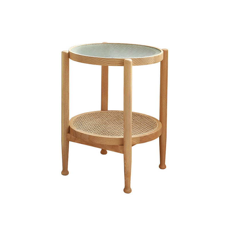 Contemporary 3/4 Legs Wooden with Storage Shelf Coffee Table