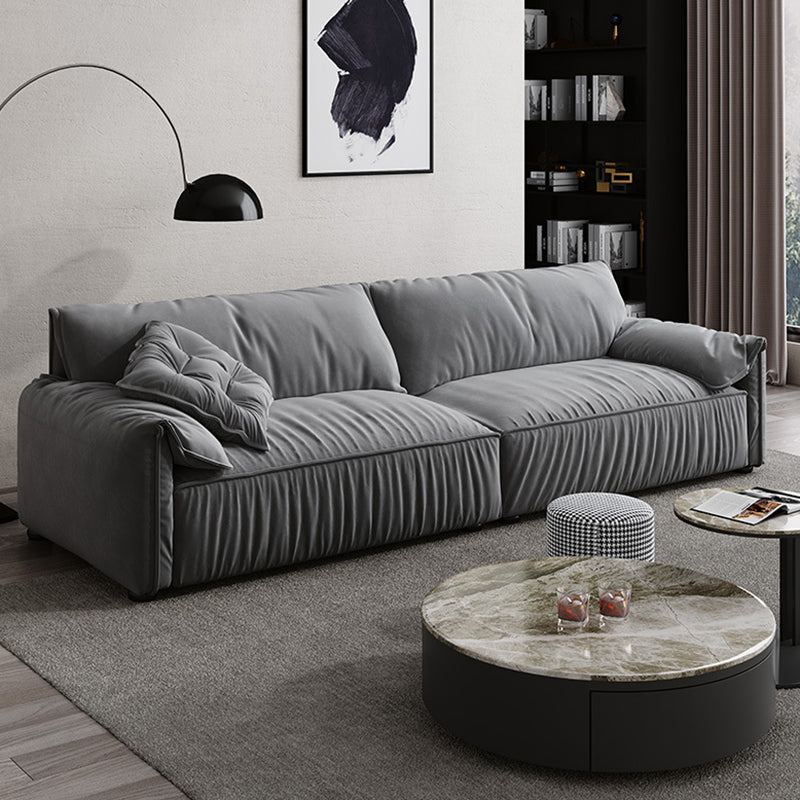 Contemporary Pillow Top Arm Standard Sofa Cushions Seating with Pillow
