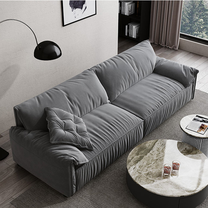 Contemporary Pillow Top Arm Standard Sofa Cushions Seating with Pillow