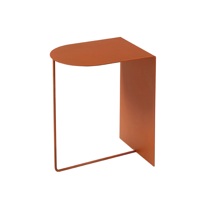 19.7" Tall Iron Side Table Mid-Century Sofa Side Accent Table