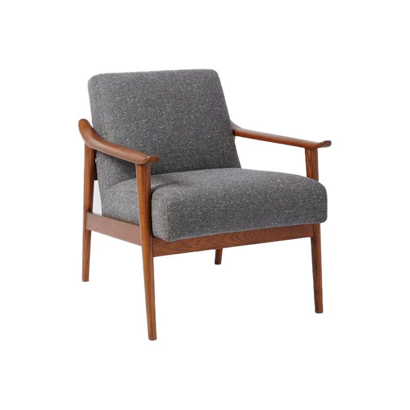 28.74" Wide Arm Chair Solid Wood Frame Armchair with Basic Four Leg