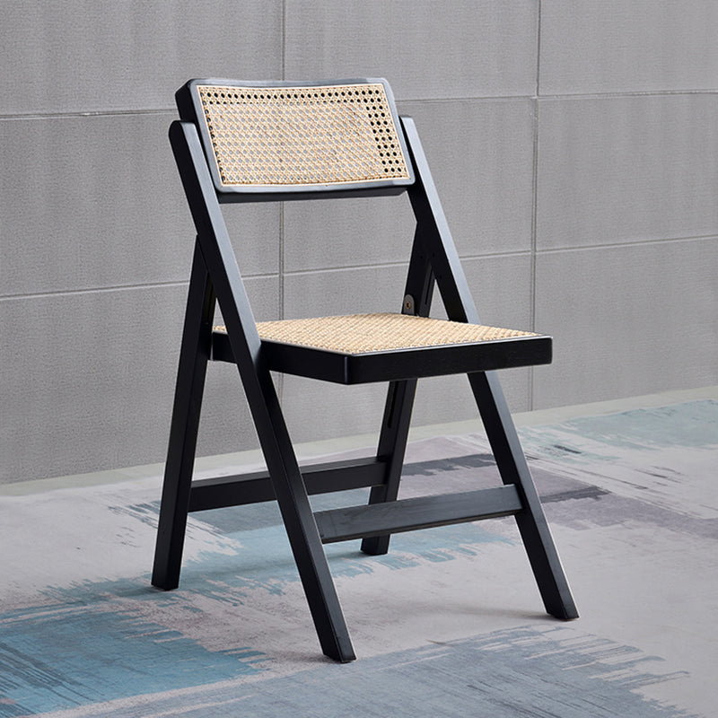 Contemporary Style Armless Chair Open Back Side Wooden Chair for Dining Room