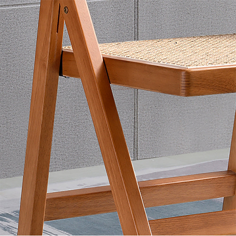 Contemporary Style Armless Chair Open Back Side Wooden Chair for Dining Room