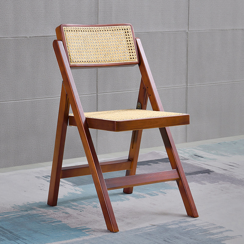 Contemporary Style Armless Chair Open Back Side Wooden Chair for Dining Room