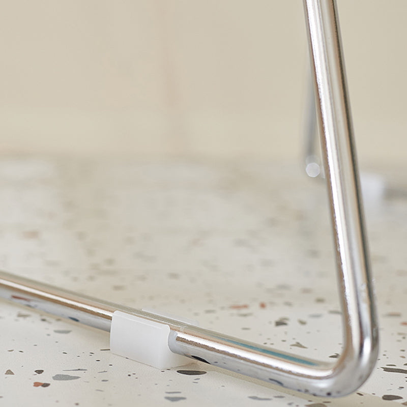 Contemporary Style Arm Chair Plastic Dining Chair with Metal Base for Dining Room