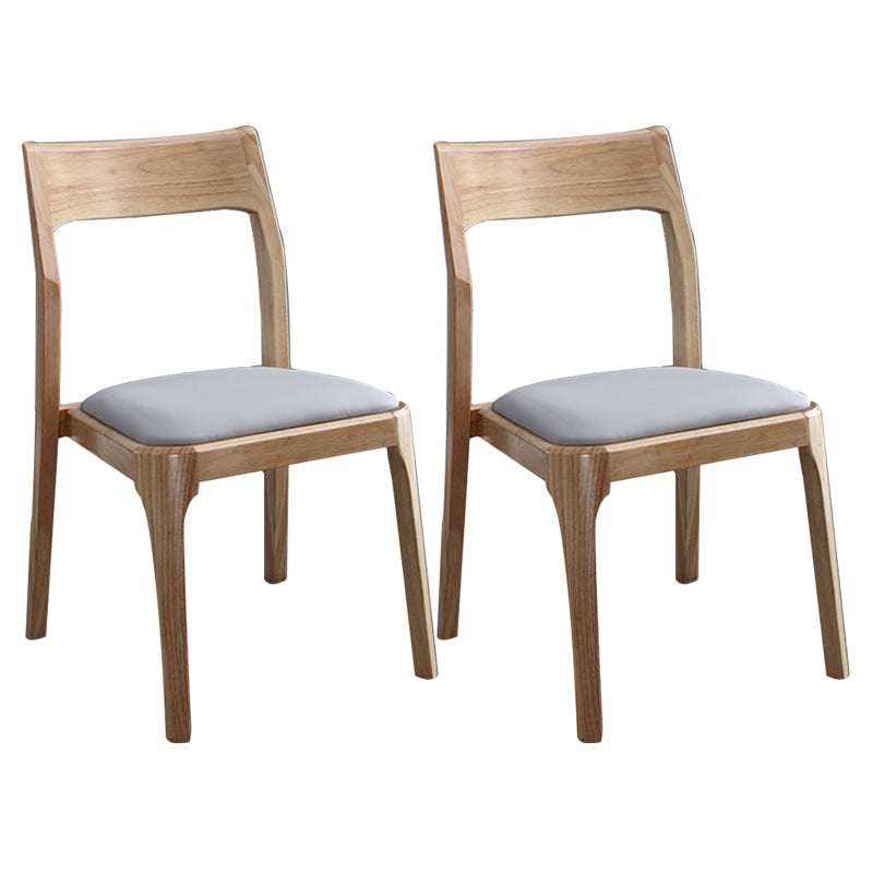 Traditional Armless Dining Chairs Open Back Dining Side Chair