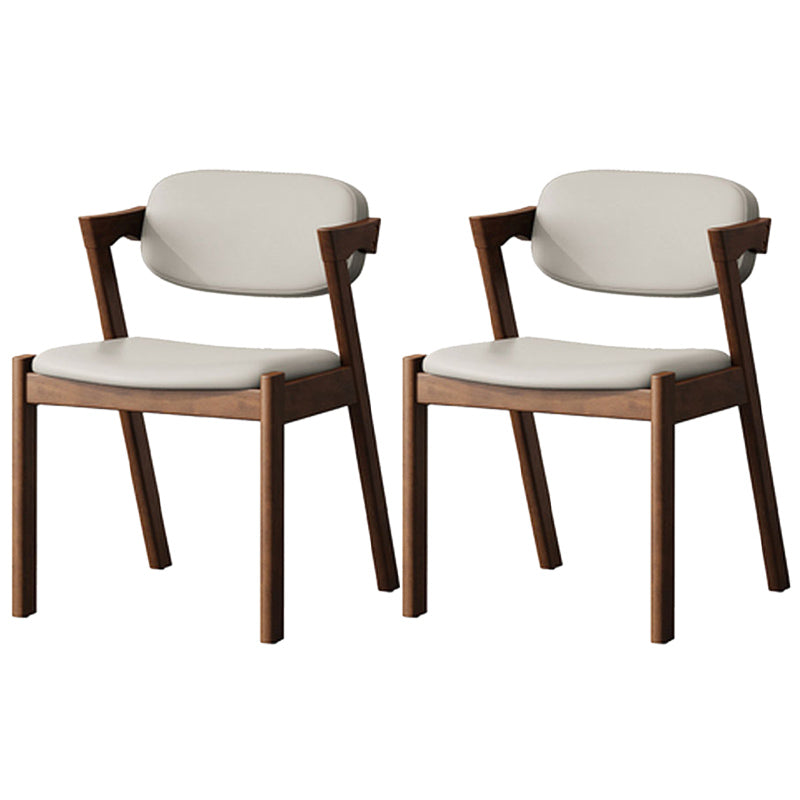 Traditional Dining Accent Chair Open Back Dining Room Chair for Home