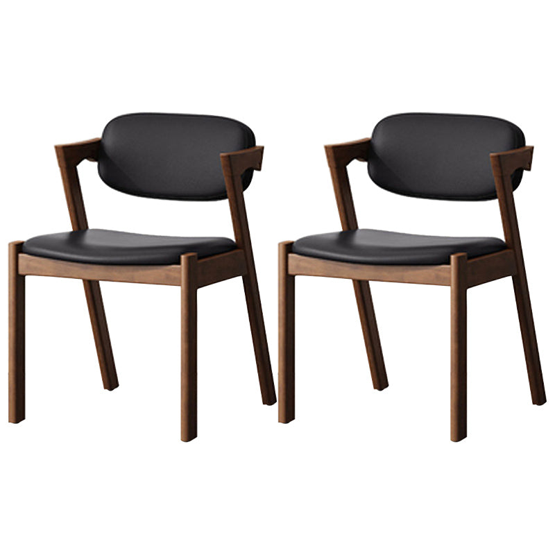 Traditional Dining Accent Chair Open Back Dining Room Chair for Home