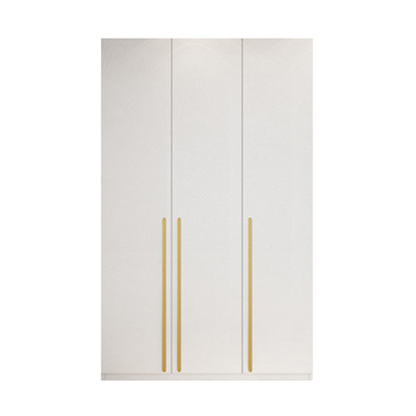 White Colour Wooden Wardrobe Contemporary Style Wardrobe Closet for Home