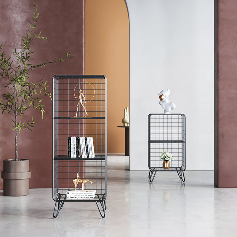 Glam Metal Bookshelf Standard Shelf Bookshelf for Home Office