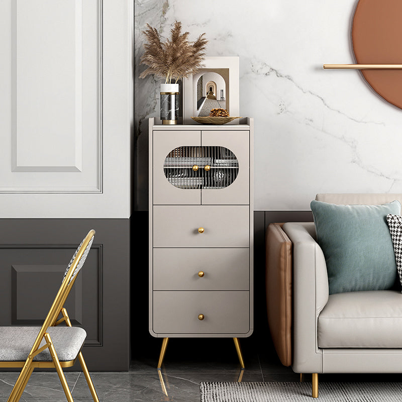 13.65-inch Width Glam Storage Chest Stone Storage Chest Dresser