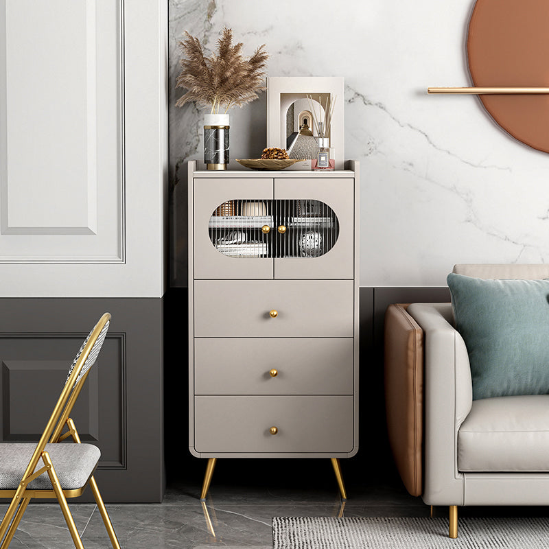 13.65-inch Width Glam Storage Chest Stone Storage Chest Dresser