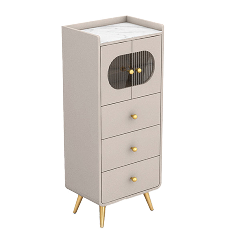 13.65-inch Width Glam Storage Chest Stone Storage Chest Dresser