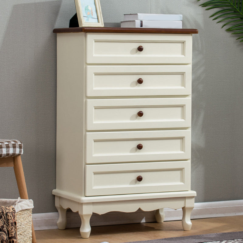 Nautical Solid Wood Storage Chest Bedroom Chest with Multi Drawers
