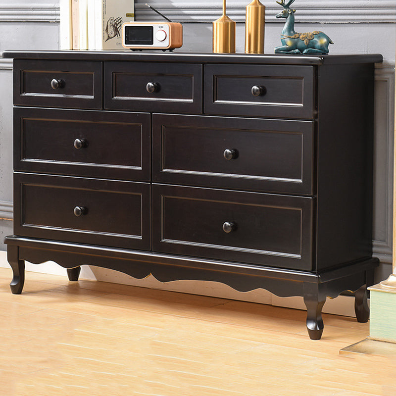 Nautical Solid Wood Storage Chest Bedroom Chest with Multi Drawers