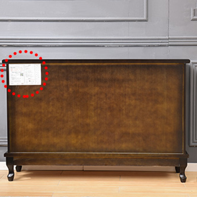 Nautical Solid Wood Storage Chest Bedroom Chest with Multi Drawers