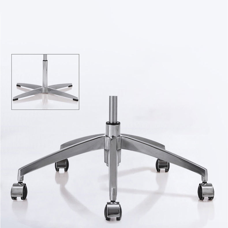Modern Armless  Office Chair Swivel Height-adjustable Chair with Wheels