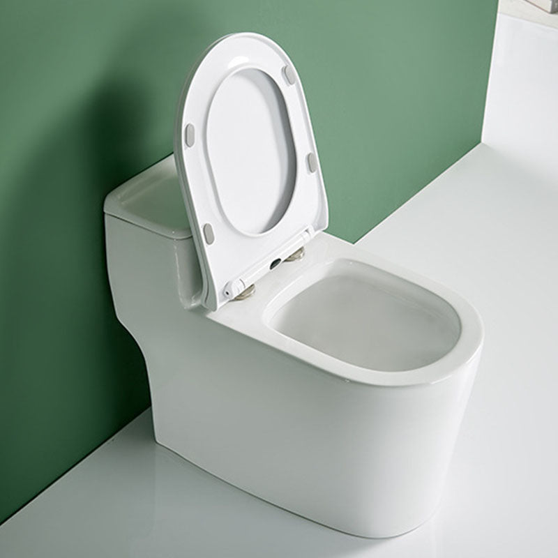 All-In-One Elongated Toilet Dual Flush Siphon Jet Water Saving Toilet with Toilet Seat