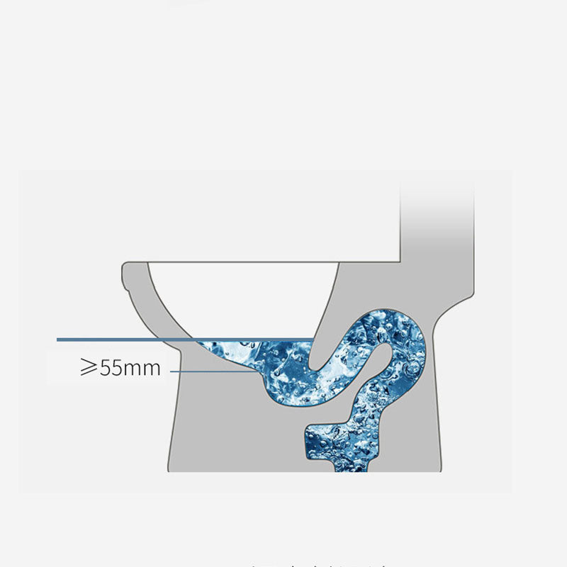 All-In-One Elongated Toilet Dual Flush Siphon Jet Water Saving Toilet with Toilet Seat