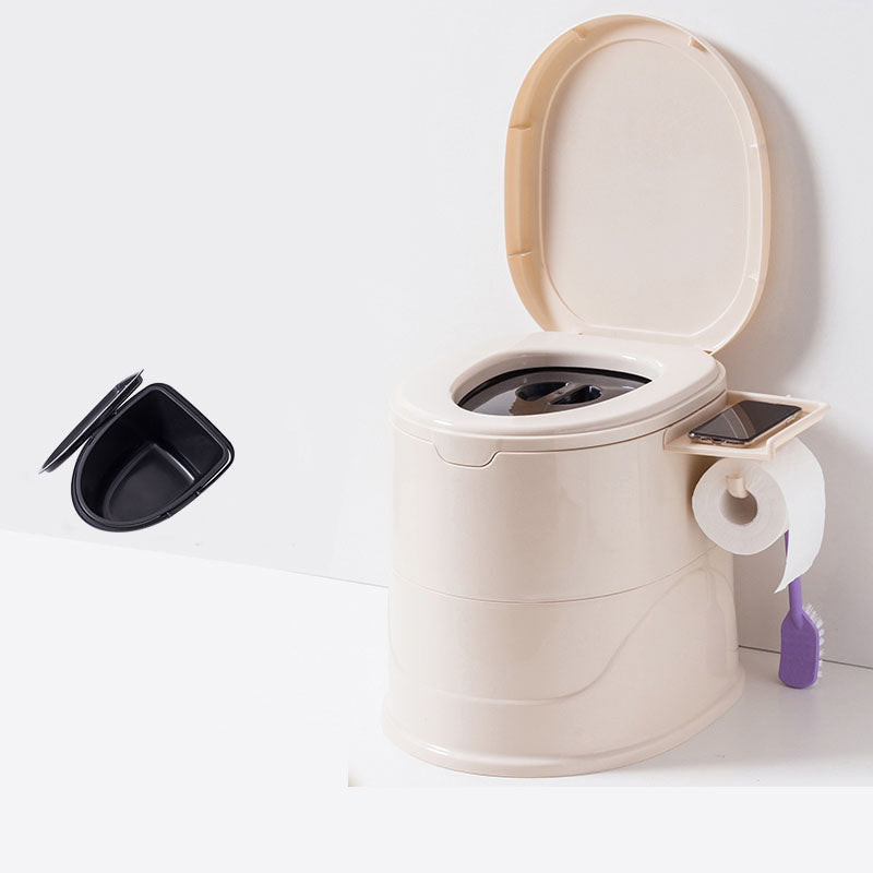 Contemporary Floor Mounted Toilet Plastic Toilet Bowl for Bathroom