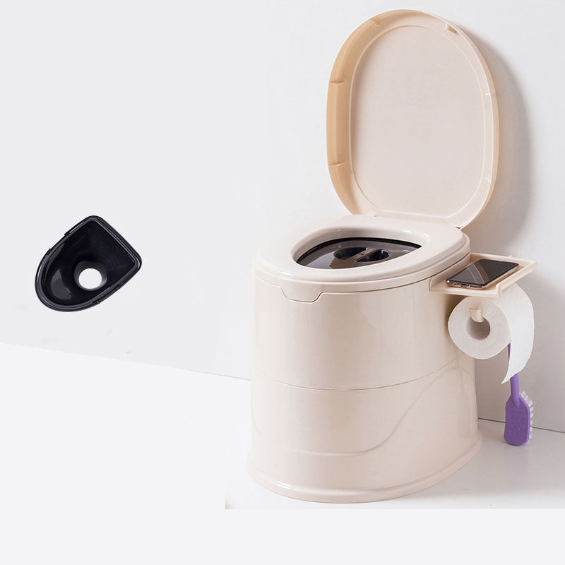 Contemporary Floor Mounted Toilet Plastic Toilet Bowl for Bathroom