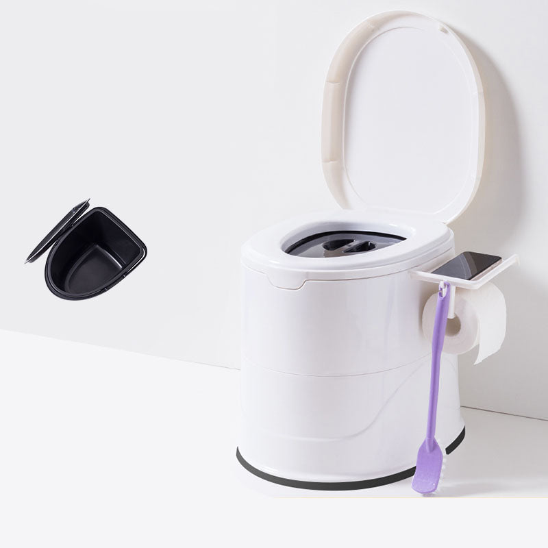 Contemporary Floor Mounted Toilet Plastic Toilet Bowl for Bathroom