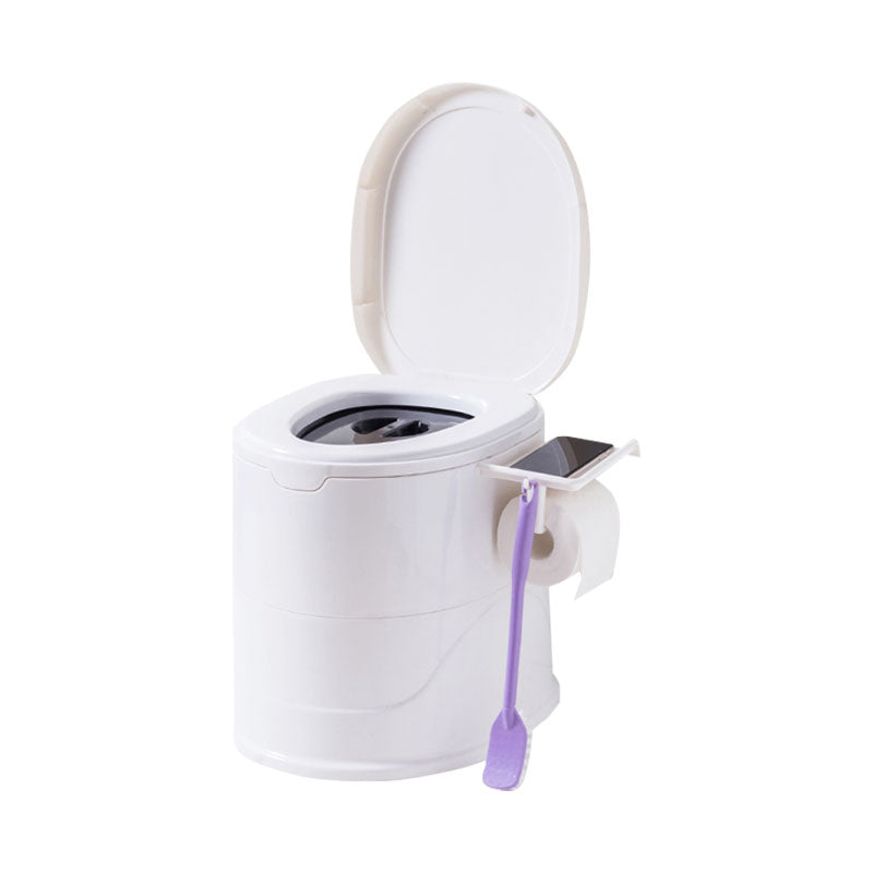 Contemporary Floor Mounted Toilet Plastic Toilet Bowl for Bathroom