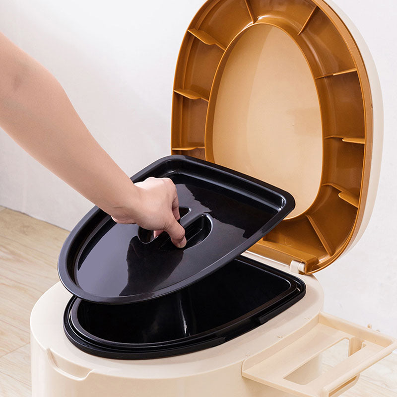 Contemporary Floor Mounted Toilet Plastic Toilet Bowl for Bathroom