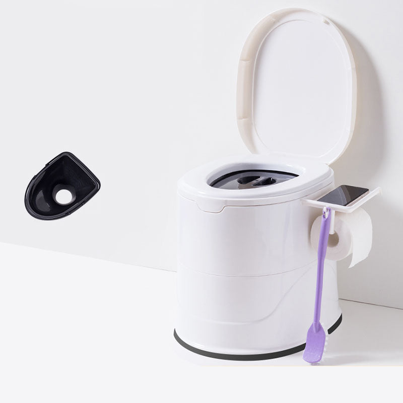 Contemporary Floor Mounted Toilet Plastic Toilet Bowl for Bathroom