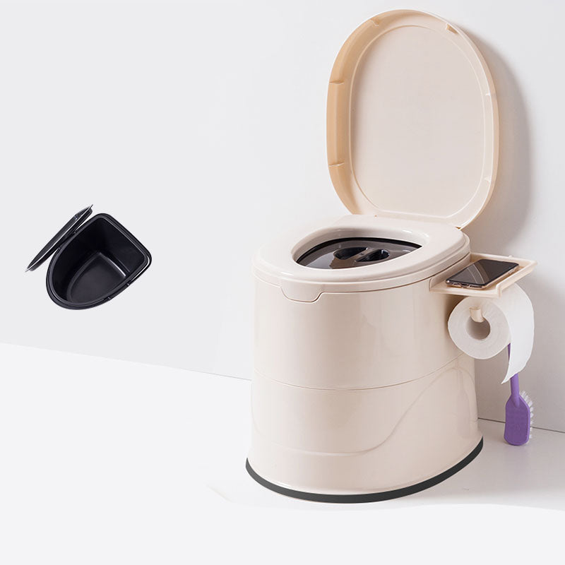 Contemporary Floor Mounted Toilet Plastic Toilet Bowl for Bathroom