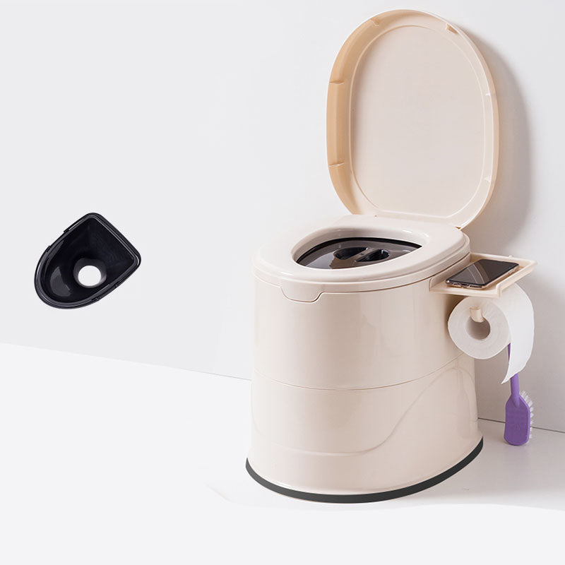 Contemporary Floor Mounted Toilet Plastic Toilet Bowl for Bathroom