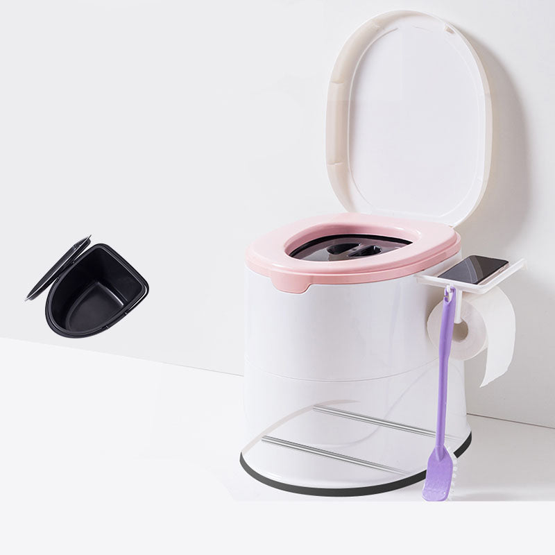 Contemporary Floor Mounted Toilet Plastic Toilet Bowl for Bathroom