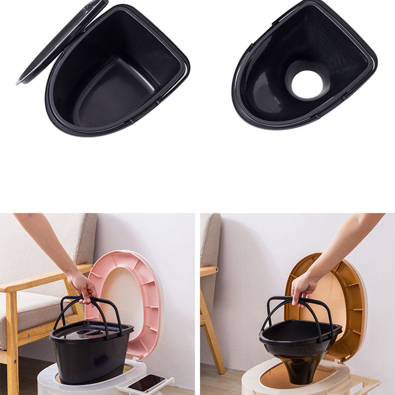 Contemporary Floor Mounted Toilet Plastic Toilet Bowl for Bathroom