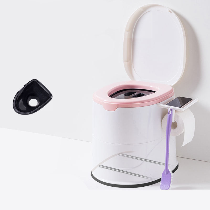Contemporary Floor Mounted Toilet Plastic Toilet Bowl for Bathroom